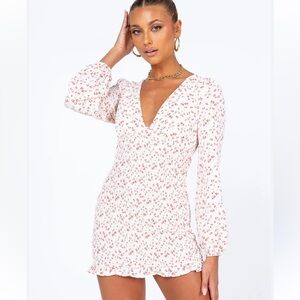 Princess Polly Sawyer Long Sleeve Floral Dress